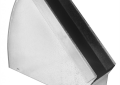 Southwark WS13-310 3-1/4" x 10" 26 Gauge Warm Air 45 Degree Flat Wall Stack Elbow