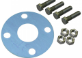 Jones Stephens G54125 2-1/2 inch Non-Asbestos Full Face Gasket Kit with 5/8 inch by 3 inch Long Bolts and Nuts