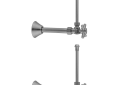 Jaclo® 621-4-62CT-MBK 621-4-62CT Quarter Turn Angle Pattern Faucet Supply Valve Kits, 8 Pieces