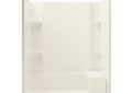 Sterling 72290100-96 60 inch x 36 inch x 74-1/2 inch Accord Series Complete Seated Shower - Biscuit