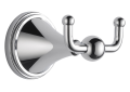 Brizo® 69535-PC Baliza® Robe Hook, 2 Hooks, 2-13/16 in OAW x 3-5/8 in OAD, Import