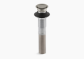 Kohler K-7124-BN  Pop-up Clicker Drain without Overflow - Vibrant Brushed Nickel