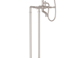 Rohl® AKIT1401NLMSTN Acqui Traditional Low Level Single Tub Filler, 1.8 gpm Flow Rate, Satin Nickel
