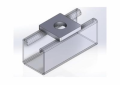 Empire 9001FFZ0038 Square Strut Washer, 3/8 in, 1/4 in THK