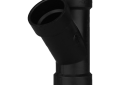 Charlotte ABS 00600 0600 Wye, Fitting/Connector: Wye, 1-1/2 in Nominal, Hub End Style, SCH 40/STD, ABS, Domestic