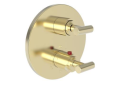 Newport Brass 3-3103TR-24A 1/2" Round Thermostatic Trim Plate with Handle - French Gold