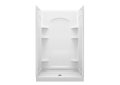 Sterling 72220100-0 48 inch x 34 inch x 75-3/4 inch Ensemble Series Curve Alcove Shower - White