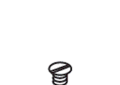 Kohler K-29077-CP 3/8-24 x 7/32 Screw - Polished Chrome