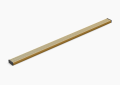 Kohler K-80660-2MB 2-1/2" x 48" Linear Drain Grate with Perforated Pattern - Vibrant Brushed Moderne Brass