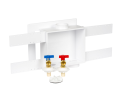 Oatey 38536 Quadtro 1/2 inch CPVC Male Washing Machine Outlet Box with Single Lever Valve