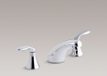 Kohler 15265-4-CP Widespread Lavatory Faucet, Lever Handles