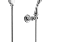 Brizo® 85885-PC Charlotte® Wall Mount Hand Shower, 1-Function Shower Head, 2 gpm Flow Rate, 60 to 82 in L Hose, 1/2-14 NPSM Connection, Polished Chrome, Import
