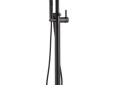 Brizo® T70175-BL Odin™ Jason Wu Free Standing Tub Filler Trim, 2 gpm Flow Rate, Matte Black, 1 Handles, Domestic