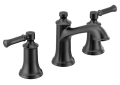 Moen T6805BL Dartmoor Two-Handle High Arc Bathroom Faucet - Matte Black