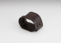 Rectorseal 84369 Fortress LFJ-122-B 4-1/2 inch PVC Lineset Cover Flexible Elbow Adapter - Brown