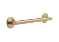DELTA® 41818-CZ Round Contemporary Decorative Grab Bar, 18 in L x 1-1/4 in Dia, Brilliance® Champagne Bronze, Zinc, Import