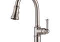 Brizo® 64025LF-SS Kitchen Faucet, Artesso®, 1.8 gpm Flow Rate, Stainless Steel, 1 Handles, 1 Faucet Holes, Function: Traditional, Domestic, Commercial