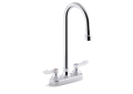 Kohler® 400T70-4AKL-CP Triton® Bowe® Centerset Bathroom Sink Faucet, Polished Chrome, 2 Handles, 1 gpm Flow Rate