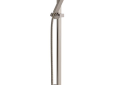 DELTA® 57530-SS Premium Hand Shower, Vero®, 1 Shower Head, 2 gpm, 60 to 82 in L Hose, Stainless Steel, Import