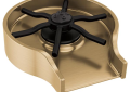 DELTA® GR250-CZ Glass Rinser, 2-1/2 in THK Max Deck, 2-1/2 in L Spout, 1-1/8 in H Spout, 1.2 gpm at 60 psi, Metal, Champagne Bronze, Import