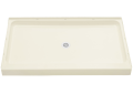 Sterling 72131100-96 60 inch x 34 inch x 4-1/2 inch Ensemble Series Shower Base - Biscuit