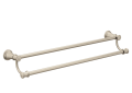 Moen® YB6422BN Double Towel Bar, Belfield™, 24 in L Bar, 5-1/4 in OAD x 3.76 in OAH, Aluminum, Brushed Nickel, Import