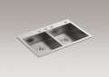 Kohler 3996-4-NA Vault(TM) Kitchen Sinks