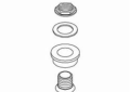 Kohler® 18774 Urinal Spud Assembly, 3/4 in