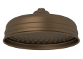 Perrin & Rowe U.5205EB P&R Cross Collection Rain Showerhead Slim Ultra, 16 gpm Flow Rate, Wall Mounting, Import