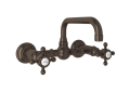 Rohl® A1423XMTCB-2 Acqui Traditional Bathroom Faucet, 1.2 gpm Flow Rate, Tuscan Brass