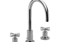 Dornbracht 20713892-06 Tara Two Handle Centerset Bathroom Faucet - Matte Platinum