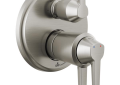 DELTA® T27T871-SS-PR 17T Integrated Diverter Trim, 7.2 gpm Shower, Lumicoat™ Stainless