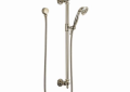 Brizo® 85710-PN Baliza® Tranditional Hand Shower, 3 Shower Head, 2 gpm Flow Rate, 60 to 82 in L Hose, 1/2-14 NPSM Connection, Polished Nickel, Import