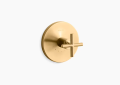 Kohler K-T14488-3-2MB Purist(R) Valve Trim with Cross Handle for Thermostatic Valve, Requires Valve - Vibrant Brushed Moderne Brass