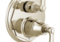 Brizo® T75P560-PN Pressure Balance Valve With Integrated 3-Function Diverter Trim, 5 gpm Valve, Polished Nickel
