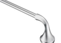 Moen® YB2818CH Towel Bar, Eva®, 18 in L Bar, 3.43 in OAD x 1.99 in OAH, Brass, Polished Chrome, Import