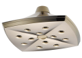 Brizo® 81385-PN Raincan Shower Head, Charlotte®, 2.5 gpm Flow Rate, 1 Sprays, Ceiling Mount, 8-1/4 x 4 in Head, Domestic