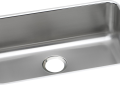 Elkay ELUH2416 26-1/2 inch x 18-1/2 inch x 8 inch Lusterstone Classic Stainless Steel Undermount Kitchen Sink