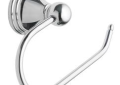 Moen® DN8408CH European Toilet Paper Holder, Preston™, 2.69 in H, Zinc Alloy, Polished Chrome, Import