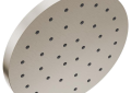 DELTA® 52160-SS-PR25 Universal Showerhead With H2Okinetic® Technology and Touch-Clean® Technology, 2.5 gpm Max Flow, 1 Sprays, 12 in Dia x 2-5/8 in H Head, Import