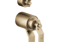 Brizo® HL7534-GL TempAssure® Thermostatic Valve With Diverter Trim Shutoff Handle Kit, 2 gpm Valve, Luxe Gold