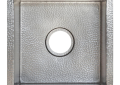 Native Trails CPS534 Cantina Bar and Prep Sink, Brushed Nickel, Square Shape, 13 in L x 13 in W Bowl x 7 in D Bowl, 15 in L x 15 in W x 7-1/2 in H, Undermount Mounting, Copper