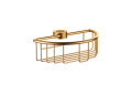 Dorn 82290970-28 Shower Basket for Slide Bar Installation - Brushed Brass (23kt gold)