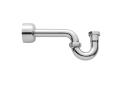 Jaclo® 251-PN Contemporary/Modren P-Trap With Round Box Escutcheon, 1-1/4 in Nominal, 1-1/4 in Inlet x 3 in Outlet, Solid Brass, Domestic
