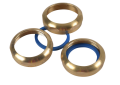 Oatey 8006R Dearborn 1-1/2 inch Brass Slip Joint Nut with Nylon Washer - Rough Brass