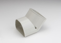 Rectorseal 84120 Fortress LCFI-122-I 4-1/2 inch PVC Lineset Cover Vertical Inside 45 Degree Elbow - Ivory