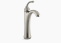 Kohler K-10217-4-BN Forte (R) Tall Single-Hole Bathroom Sink Faucet with Sculpted Lever Handles - Vibrant Brushed Nickel