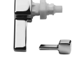 Jaclo® 9391-PN Contemporary/Modern Toilet Tank Trip Lever, Solid Brass, Polished Nickel, Domestic
