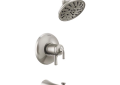 DELTA® T17433-SS Monitor® 17 Series Tub and Shower Trim, 1.75 gpm Shower, Brilliance® Stainless Steel