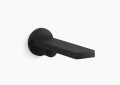 Kohler K-73120-BL Composed(R) Wall-Mount Bath Spout - Matte Black